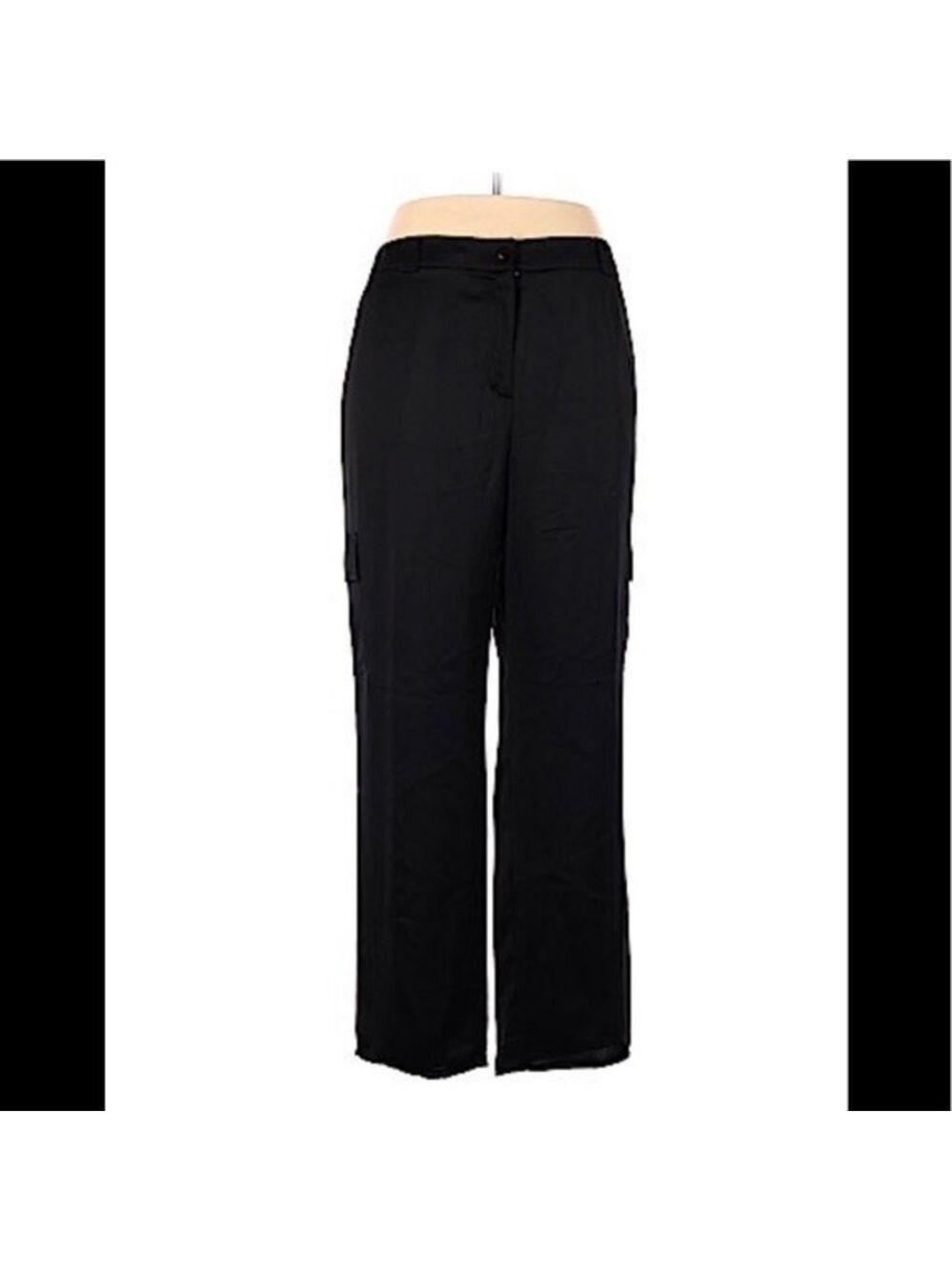 𝅺sigrid Olsen Aport designer high rise black trousers 10